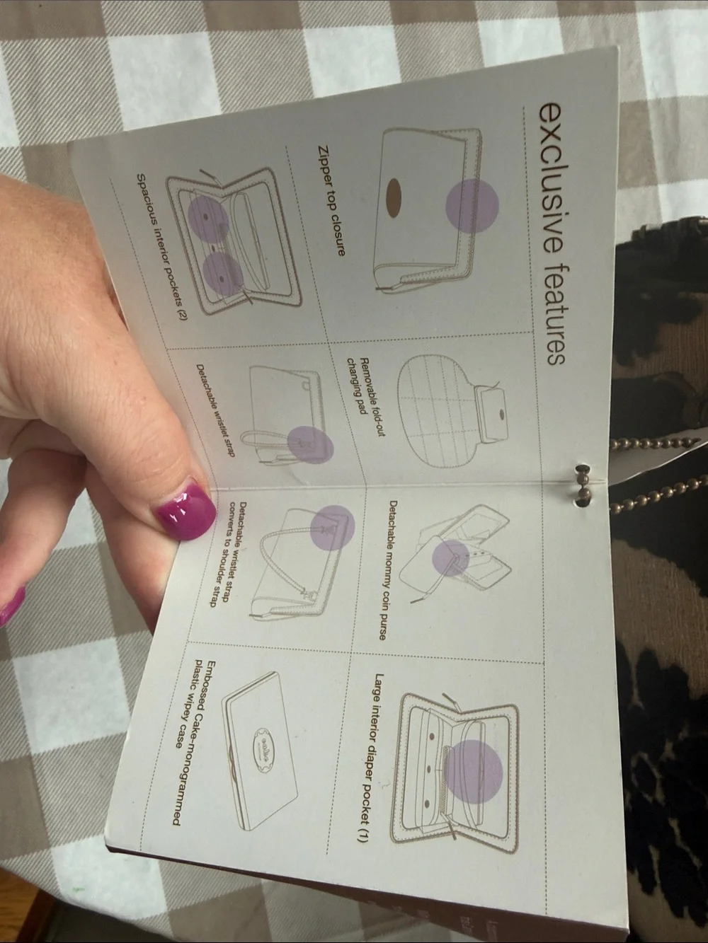 NWT Cake by Petunia Pickle Bottom Clutch